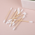 Factory Direct Sales Beauty Pattern 70 Pieces Wooden Cotton Swab