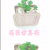 Simulation Words Fake Flower Bonsai Cartoon Wooden Box Variety of Succulent Furnishings Ornaments
