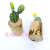 Artificial/Fake Flower Bonsai Ceramic Basin Multiple Cactus Decoration Ornaments
