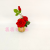 Artificial/Fake Flower Bonsai Ceramic Basin Big Rose Decoration Ornaments