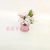 Artificial/Fake Flower Bonsai Ceramic Basin Peony Rose Living Room Dining Table Office and Other Furnishings Ornaments