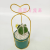 Artificial/Fake Flower Bonsai Iron Frame Iron Bucket Noble Multiple Cactus Ornaments