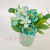 Artificial/Fake Flower Bonsai Ceramic Basin Peony Large Flower Living Room Dining Table Bedroom Desk and Other Ornaments