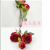 Artificial/Fake Flower Bonsai Single Three-Head Rose Wall Hanging Vase and Other Furnishings Ornaments