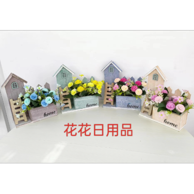 Artificial/Fake Flower Bonsai Wood Simulation Carnation Furnishings Ornaments
