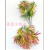 Artificial/Fake Flower Bonsai Single Color Green Plant Leaves Wall Hanging Vase Decorations