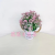 Artificial/Fake Flower Bonsai Iron Bucket Green Plant Millet Flower Decoration Ornaments