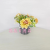 Artificial/Fake Flower Bonsai Wooden Box Dahlia Rose Decoration Decorations Dining Table Living Room, Etc.
