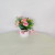 Artificial/Fake Flower Bonsai Plastic Basin Rose Decoration Ornaments