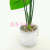 Artificial/Fake Flower Bonsai Cement Pots Striped Leaf Balcony Campus Company and Other Ornaments