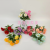 Artificial/Fake Flower Bonsai Single 6-Fork Small Peony Words Vase Wall Hanging and Other Decorations
