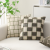 Afternoon Time Series Canvas Pillow Cover Contrast Color Close Copy Hand-Woven Sofa and Bed Cushions Office Waist Cushion