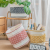 Cotton Braided Breathable Storage Basket Foldable Simple Cloth Home Office Small Items Storage Basket Desktop Storage