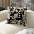 Light Luxury Three-Dimensional Embroidery Pillow Cover Living Room Sofa Cushion Evening Fu Manor Series New Fabric Craft Office Cushion Cover