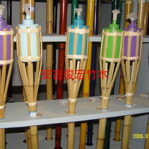 factory direct sales mixed color all kinds of bamboo torch wedding festival party decoration outdoor kerosene lamp