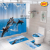 Factory sale water repellent shower curtain of bathroom