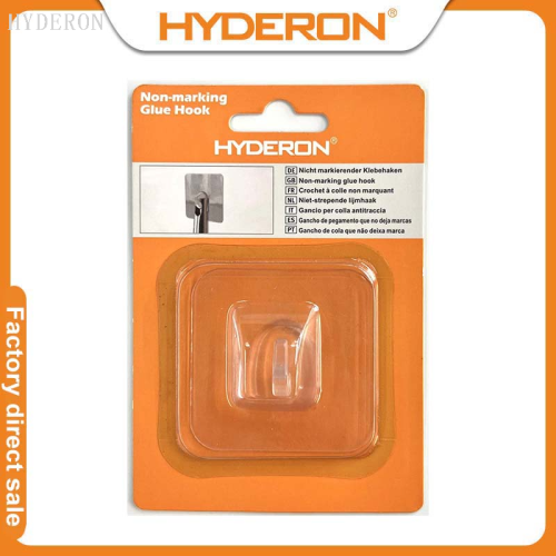 huidelong hardware [factory direct sales] seamless hook square transparent silver