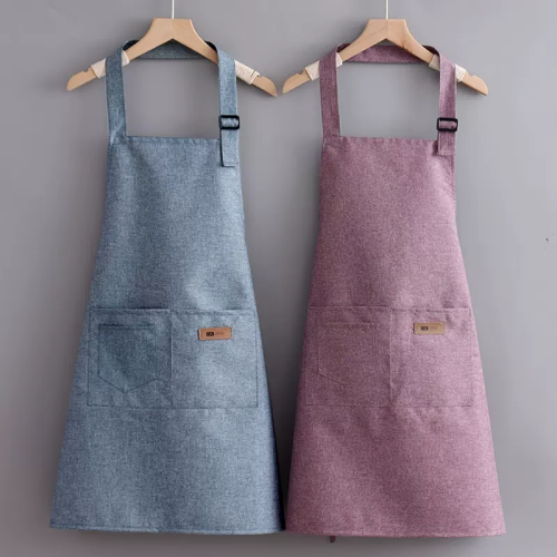 summer new apron waterproof cooking kitchen home cute fashion apron custom logo oil-proof overalls for women