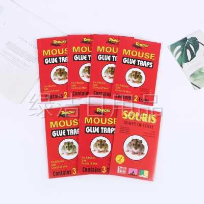 Easy to Use Commercial Mouse Trap Sticker Household Mouse Sticker Catch Mouse-Trap Catching and Killing Mouse Glue Foreign Trade Mousetrap Tool