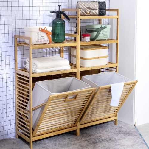 收纳架翻斗柜多层收纳置物架脏衣服收纳筐客厅卧室储物篮大容量