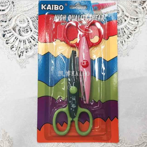 kebo kaibo kb6005a-2，3，4，6pc lace scissors manual scissor album diy scissors
