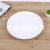 White Imitation Porcelain Plate Steak Plate Hotel Western Food Flat Shallow Plate Moonlight Disc Tableware Dim Sum Plate Printed Logo