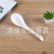 Multi-Color for Selection Imitation Porcelain Texture Printing Pattern Soup Spoon Melamine Material Long Handle Household Meal Spoon Factory Direct Sales