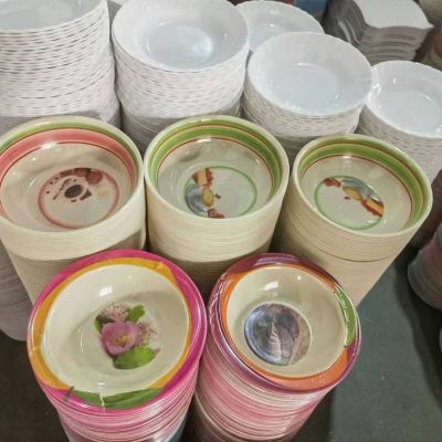 factory direct sales, melamine tableware, melamine stock, bowl tray tureen spoon variety