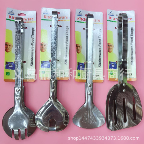 stainless steel kitchenware clip kitchen multi-functional food clip bbq clamp food clip barbecue tool binding card