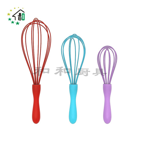foreign trade wholesale silicone 5 lines mini egg beater egg blender mini baking tool egg beater