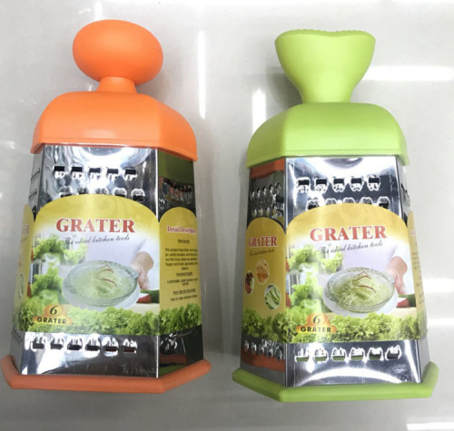 8-inch colorful ball ingot six-sided planer multi-functional multi-purpose vegetable planer kitchenware factory direct sales