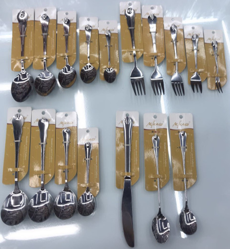 western food utensils boutique stainless steel western food supplies drop-shaped spoon cutlery factory direct sales