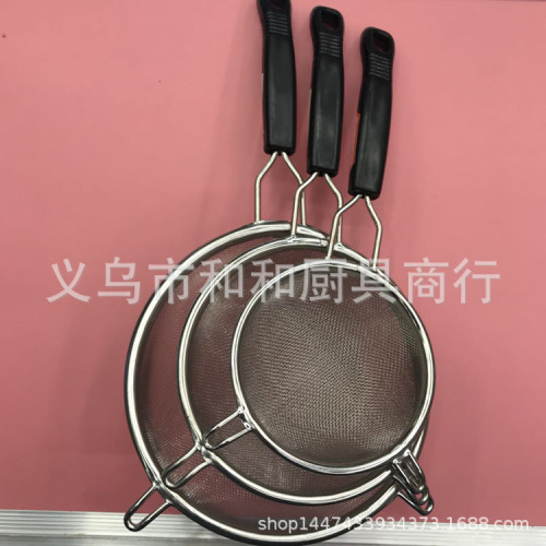 binaural oil grid with paper box soybean milk stainless steel tableware filter screen more than flour sifter specifications strainer