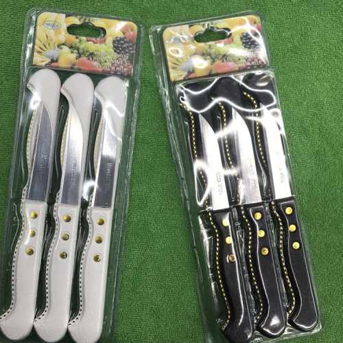 kitchen knife fruit knife 6pcs double-sided suction card fruit knife multi-purpose daily necessities