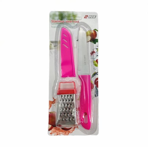factory direct sales 4-sided grater fruit knife suit replaceable blade knife grater multi-function vegetable chopper set knife
