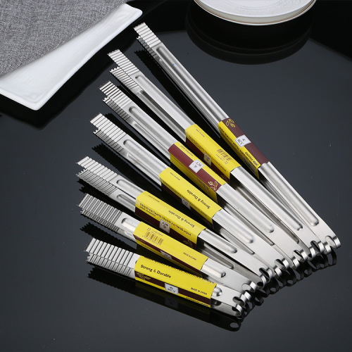 factory direct sales multi-functional fried fish clip food clip bread clip barbecue clip stainless steel steak tong meal clip