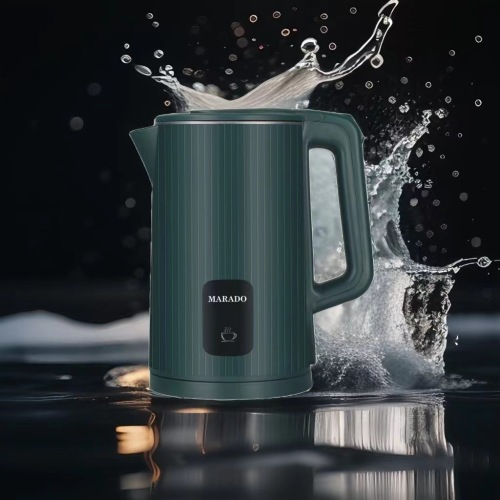 marado double-layer glue-coated electric kettle insulation automatic power off stainless steel kettle household kettle