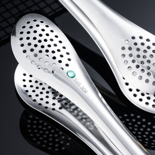 304 stainless steel barbecue clamp steak bread food dessert ball clip three-line exquisite plum clip