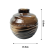 Modern Simple Small Mouth Water Ripple Transparent Glass Vase Living Room Spiral Decorative Vase in Stock
