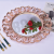 Luxury Metallic Mirror Chargers Round Plastic Charger Plate Table Decoration Hotel Wedding Banquet Placemat Plate Decorative Tray