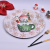Classic Christmas Pattern Charger Plates Christmas Decorative Plates Tabletop Decor for Party, Events, Holidays
