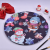 Merry Christmas Decorative Plates Disposable Charger Service Plates for Christmas Halloween Wedding Party
