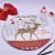 Christmas Decorative Plates for Table Christmas Patterned Charger Plates for Christmas Halloween Wedding Party