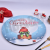 Christmas Theme Patterned Charger Plates Dinner Plates Disposable Charger Service Plates for Christmas Halloween Wedding Party Catering Event Decoration