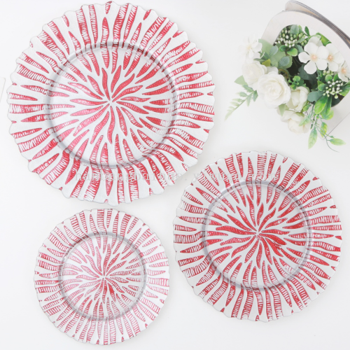 玻璃盘干果盘零食前台摆放水果盘酒店高颜值糖果轻奢盘婚庆餐垫盘