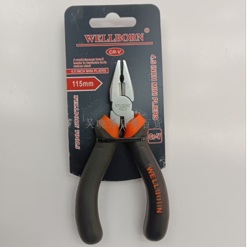 老虎钳工业级尖嘴钳多功能钢丝钳省力手工平口钳子电工工具批发