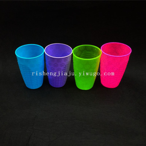 Flower and Flower Basket Carved Toothbrush Cup Candy Color Wave Pattern Gargle Cup Middle East Style Drinking Cup RS-200454