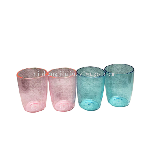 High-End Imitation Crystal Transparent Cup No Handle Mouthwash Cup Gift Advertising Cup Factory Direct Sales RS-201175