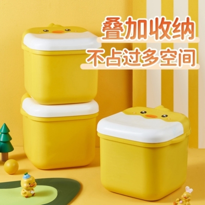 J06-6371 Storage Container Snack Stool Storage Stool Children's Stool Thickened Plastic Stool Storage Container Broken Shell Duck Chair