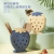 J06-6517 Wall Hanging Strawberry Chopsticks Cage Kitchen Standing Chopsticks Cage Double Grid Draining Chopsticks Bucket Spoon Chopsticks Storage Box